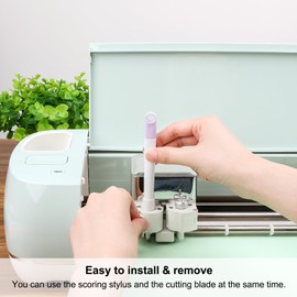 CYFUN DESIGN - Lápiz óptico para puntuación para Cricut Maker 3/Maker/Explore 3/Air 2/Air, herramienta de puntuación, líneas plegables, bolígrafo para tarjetas plegables, sobres cajas, bolsas de