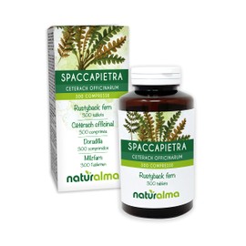 Rustyback Fern (Ceterach officinarum or Asplenium Ceterach) Leaves NATURALMA | 150 g | 300 Tablets of 500 mg | Food Supplement | Natural and Vegan