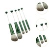 perfeclan 5x Beadable Makeup Brushes, Make up Brush Tool Kits,