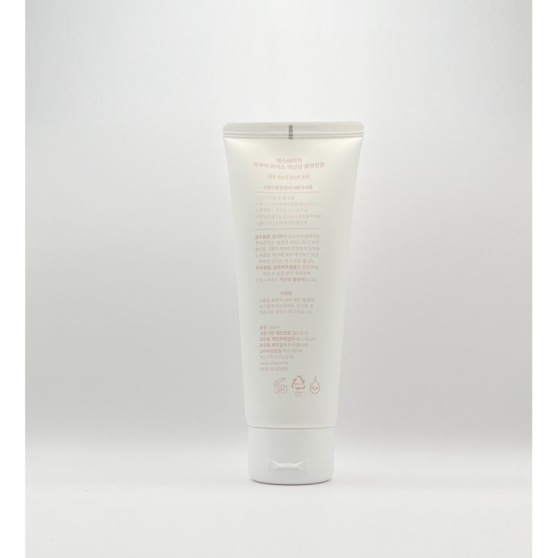 Esnature S-Nature Aqua Rice Mildly Acidic Cleansing Foam 160ml /