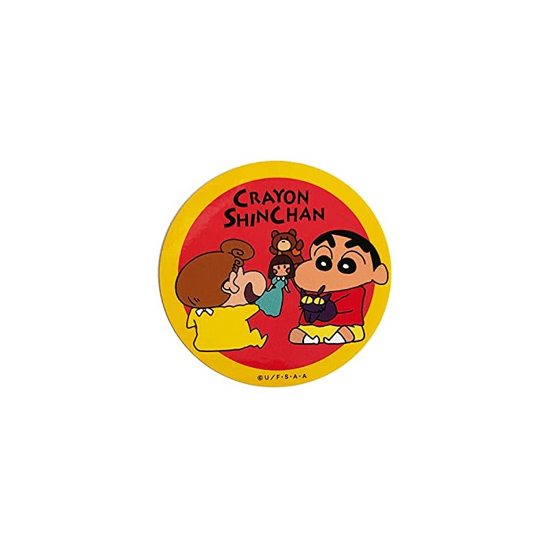 Crayon Shin-chan Character Sticker Shinnosuke and Sunflower KY1125 Red