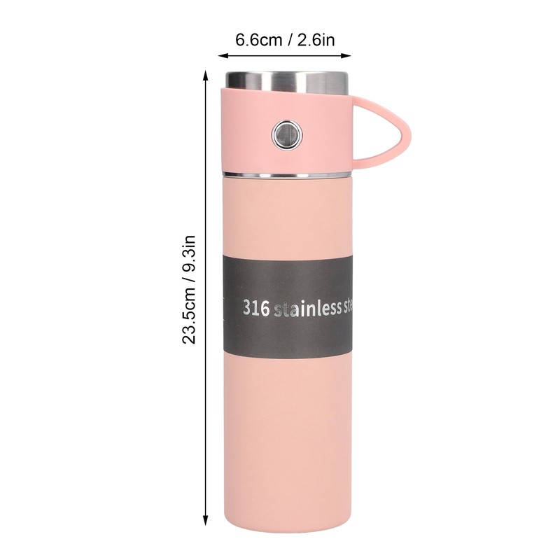 500ml Vacuum Insulated Cup Stainless Steel Thermal Bottle Portable Vacuum