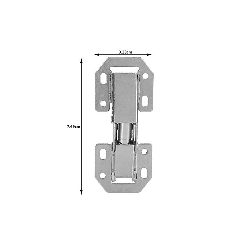 10Pcs Soft Close Cabinet Hinge Furniture Concealed Cupboard Door Hinges