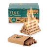 35 pcs Fire Starters for Campfires - Natural Fire Starters