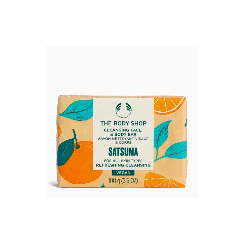 The Body Shop Satsuma Cleansing Face & Body Bar –