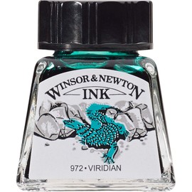 Winsor & Newton 1110030 30 ml Bottle of Calligraphy Ink for Fountain Pens or Nibs, Can be Blended with One Another, Non-Fading and Durable Colour