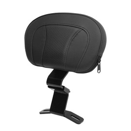 KAHCOP Adjustable Driver Backrest with Pad, Motorcycle Seat Accessory Compatible with 2009-Later Touring Models, Fits Glide, King, Classic, Ultra and CVO Style Seats