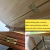 LIKERAINY 180 Degree Brass Flip Hinges Fitting Furniture Hinge for
