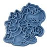 Cuticuter Bowser Mario Bros Cookie Cutter, Plastic, Blue, 8 x