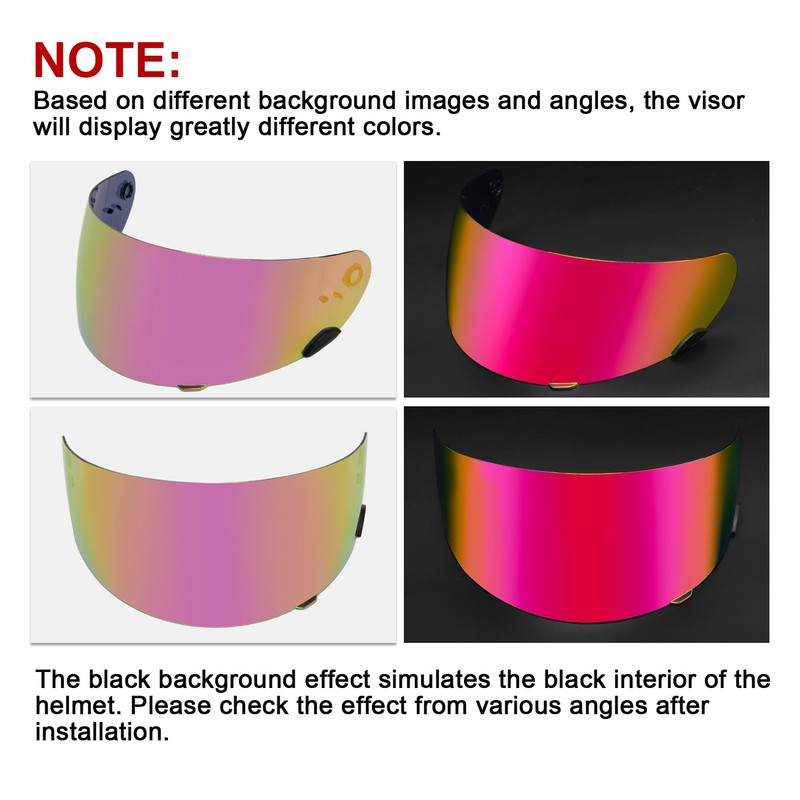 PSLER Qualifier Visor- Qualifier Helmet Visor Motorcycle Face Shield Accessories