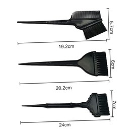 Healvian 7pcs Hair Dyeing Tool Kit Hair Coloring Set Washable Reusable No Mess Kit Brush Comb Bowl Earmuffs for Diy at Home