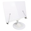 Book Reading Stand Foldable 360 Degree Rotating Book Stand Acrylic