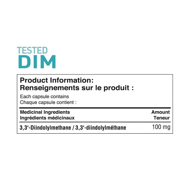 Tested Nutrition Tested DIM | 100mg DIM Capsules for Men