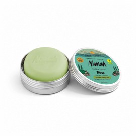 NANAH Crema Facial Natural de Tuna en Barra I Ideal para Piel Seca y Mixta I Reafirmante, Antioxidante y Antiedad I Ideal para Prevenir Arrugas I Sin Plástico y Vegano I 80 gr.
