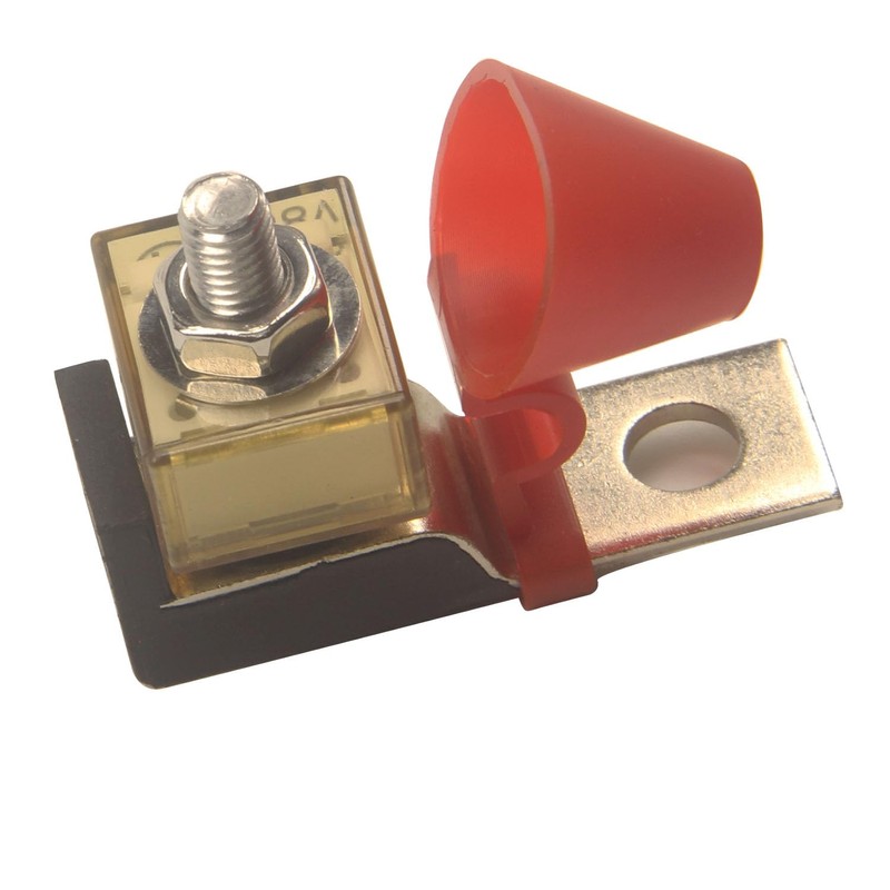 Bumbesti 50A Maximum 58V DC MRBF Terminal Fuse Block Single