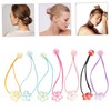 PACKOVE 14 Pcs Elastic Hair Ties for Adjustable Soft Flower