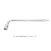 Car Replacement Tyre Lug Wrench, Disassembly Pry Bar Allen Key