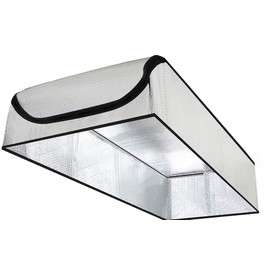 30"x60"x11" Attic Door Insulation Cover, R-15 - Pure Aluminum