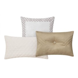 Waterford Maria Pillow Set, Assorted, Multicolor 3 Count