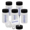 6 Pack- 2 Ounce (60ml) Empty Paint Touch Up Bottles