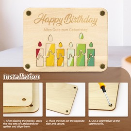 TAKULA Money Gift Packaging Happy Birthday, Money Gifts, Birthday Money Gift Packaging, Money Gifts Ideas Matching Envelope