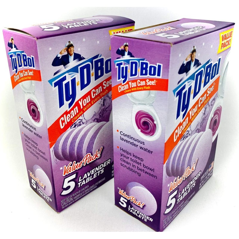 Ty D Bol Toilet Cleaning Tablets with Continuous Clean With