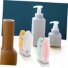 Baluue 4pcs Travel Refillable Toiletry Bottles Leak Travel Shampoo Containers