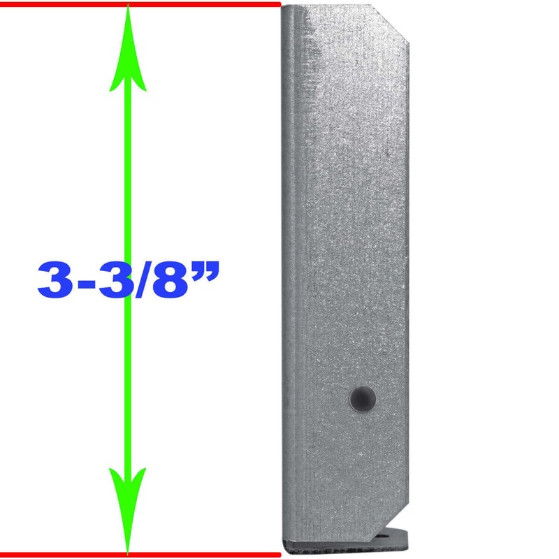 Jake Sales Wood Fence Rail Bracket for 2x4 Dimensional Lumber.
