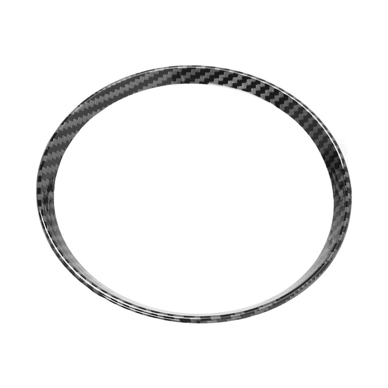 Interior Gear Shift Trim Cover Ring Carbon Fiber Style Console