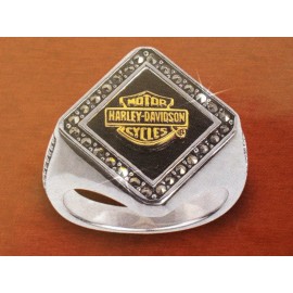 Harley-Davidson® Ladies Forever Ring - Marcasite from Franklin Mint D4J8601 SZ 8