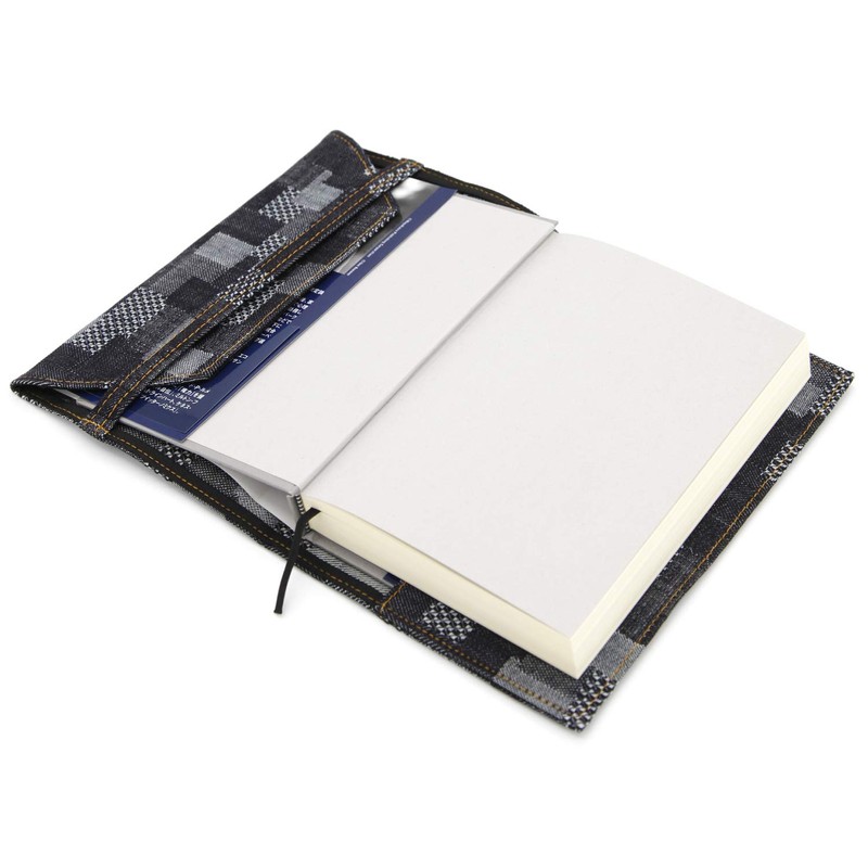 Radite LDD-CV4-101 Book Cover, 46 Size, Jacquard Denim, Patchwork