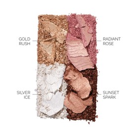 OFIR Pivot Powder | Multi-Use Glow Hydrating Highlight Blush Face Powder | Vegan Formula, Lightweight Buildable Texture | Crease-Free Compact Blush Highlighter | Gold Rush - Golden Champagne | 0.24 OZ