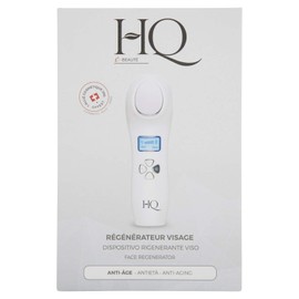 HQ Anti-ageing facial regenerator for younger and brighter skin, double action, thermal and vibrating, for firmer skin and better moisturising
