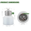 Light Socket Extender,Porcelain Socket Extension Adapter,E26 to E26 Standard Medium
