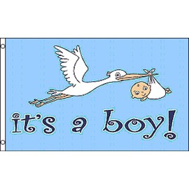 It's a Boy Flag 3x5ft Poly