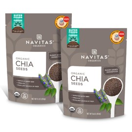 Navitas Organics Navitas Organics Chia Seeds, 16 oz. (2-Pack) 76 Servings — Organic, Non-GMO, Gluten-Free…