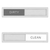 Dishwasher Magnet Clean Dirty Sign, Premium Stainless Steel Clean Dirty