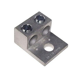 Morris 90814 Lug Mechanical Connector Type 2 Conductors Aluminum One Hole Mount Holes 2/0-Number-14 AWG Wire Range, 1-Pack