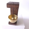 Mini Wood Doorbell Walnut Magnetic Wind Chime Doorbell Front Door Bell Entrance Bell / 미니 우드 도어벨 월넛 자석 풍경소리 초인종 현관벨 출입문종