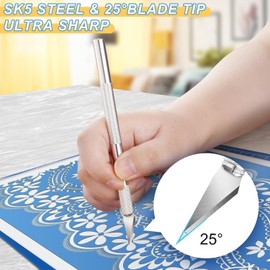 Craft Tools Set Weeding Tools Kit for Vinyl, Craft Vinyl Tools Kit for Weeding Vinyl, Silhouettes, DIY Art Work Cutting, Hobby, Scrapbook, Lettering