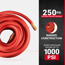 Milton 1635 50 Foot EPDM 3/8" ID Rubber Air Hose