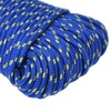 vidaXL Boat Rope Anchor Line Mooring Rope Polypropylene Rope Braided