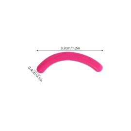 HONMEET Repuestos Aplicables para Rizador de Pestañas 30 Almohadillas de Goma Rosa Fucsia Bandas Elásticas de Repuesto para Rizador de Pestañas Accesorios para Rutina de Belleza y
