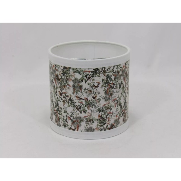 Unbranded Botanical Print Paper Lamp Shade, 5" candelabra clip on