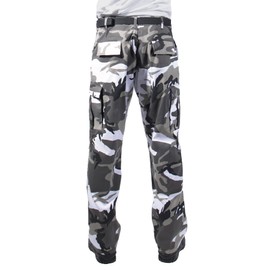 Rothco Relaxed Fit Zipper Fly BDU Pants (US, Alpha, Large, Regular, Regular, City Camo)