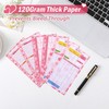 Toplive 3 Pack A6 Planner Refill Paper & Budget Sheets,