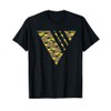 Kente Geometric triangle with stripes African Pattern T-Shirt