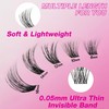 VEYESBEAUTY Eyelash Extensions Cluster Lash Extension Bomb 8-16 mm