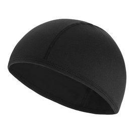 Faletony Unterziehmütze Helmmütze Sportmütze Running Mütze Radsport Mütze Fahrradhelm Radmütze Atmungsaktivität Leicht für Radfahren Laufen Baseball Motorradsport (Schwarz)