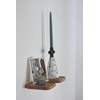 anaan Raft Wall Shelf, Square Floating Shelf, Wood, Small Shelves,